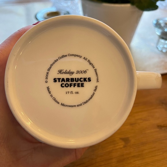 Starbucks Snowflakes and Christmas Tree Embossed Mug 2006 - Picture 4 of 6